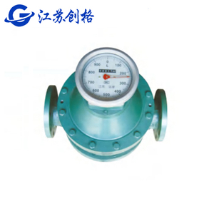 LC oval gear flow meter