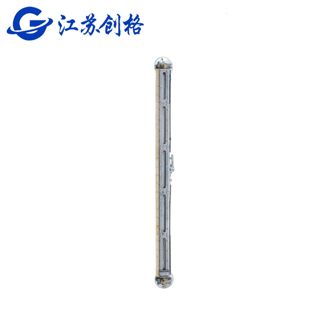 Two-color glass plate liquid level gauge